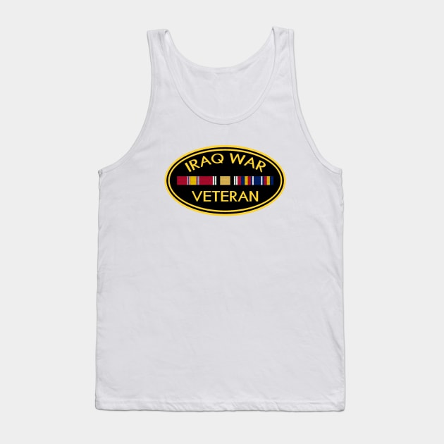 Iraq War Veteran Tank Top by Jared S Davies